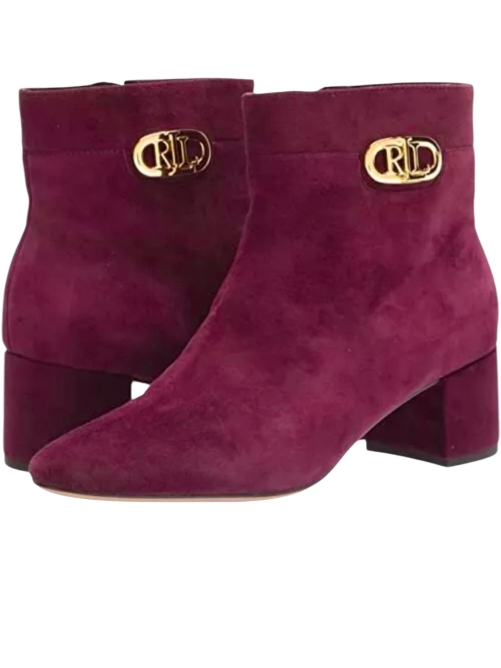 Lauren Ralph Lauren Wynne Suede Ankle Booties